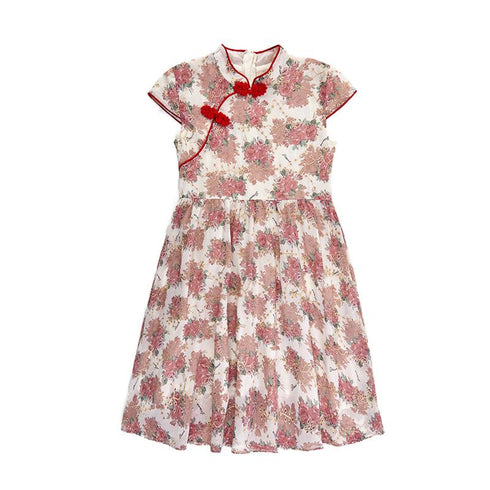 Summer Super Fairy Modified Cheongsam Dress